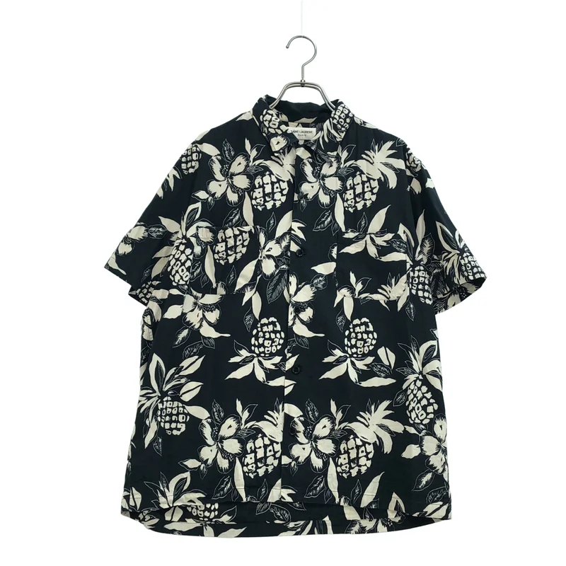 SAINT LAURENT PARIS / サンローランパリ | 2017SS | レーヨン コットン アロハシャツ | 38 | メンズ