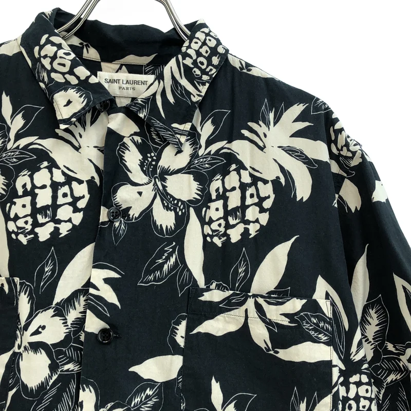 SAINT LAURENT PARIS / サンローランパリ | 2017SS | レーヨン コットン アロハシャツ | 38 | メンズ
