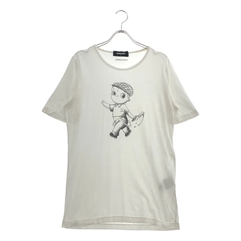DSQUARED2 / ディースクエアード | ポップアート プリントTシャツ | L | レディース