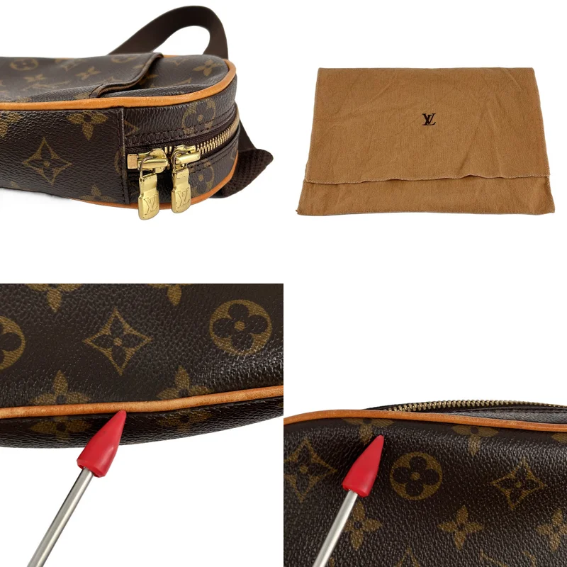 Louis Vuitton / ルイヴィトン | M51870 / ポシェット ガンジュ レザー モノグラム ボディバッグ |