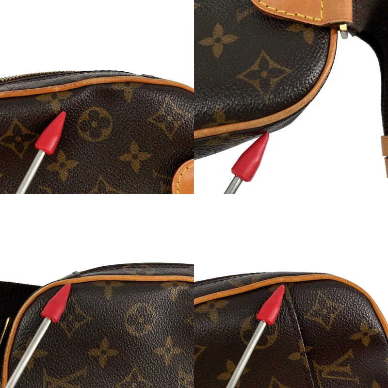 Louis Vuitton / ルイヴィトン | M51870 / ポシェット ガンジュ レザー モノグラム ボディバッグ |
