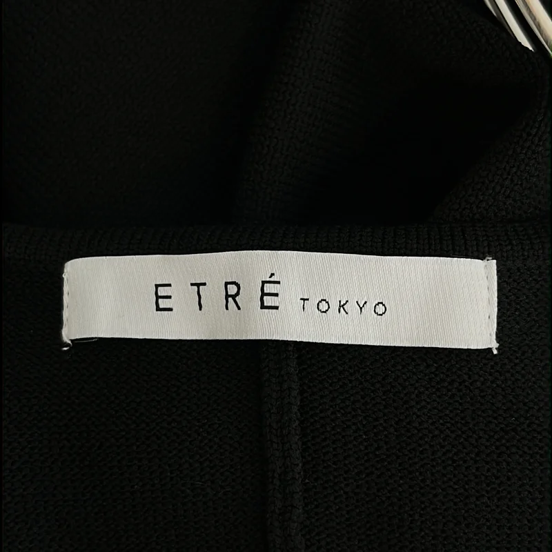 ETRE TOKYO / エトレトウキョウ | 2025SS | フロントボタン ニットオールインワン | M | レディース