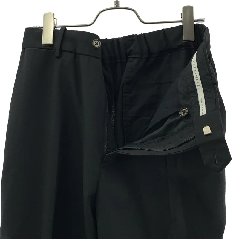 MARKAWARE / マーカウェア | ORGANIC WOOL TROPICAL FLAT FRONT FLAIR TROUSERS / トロピカル パンツ | 2 | メンズ