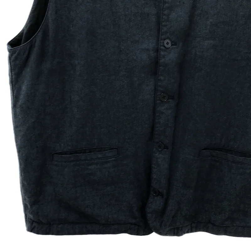 nest robe CONFECT / ネストローブコンフェクト | コットン シルク Vネックベスト | 4 | メンズ