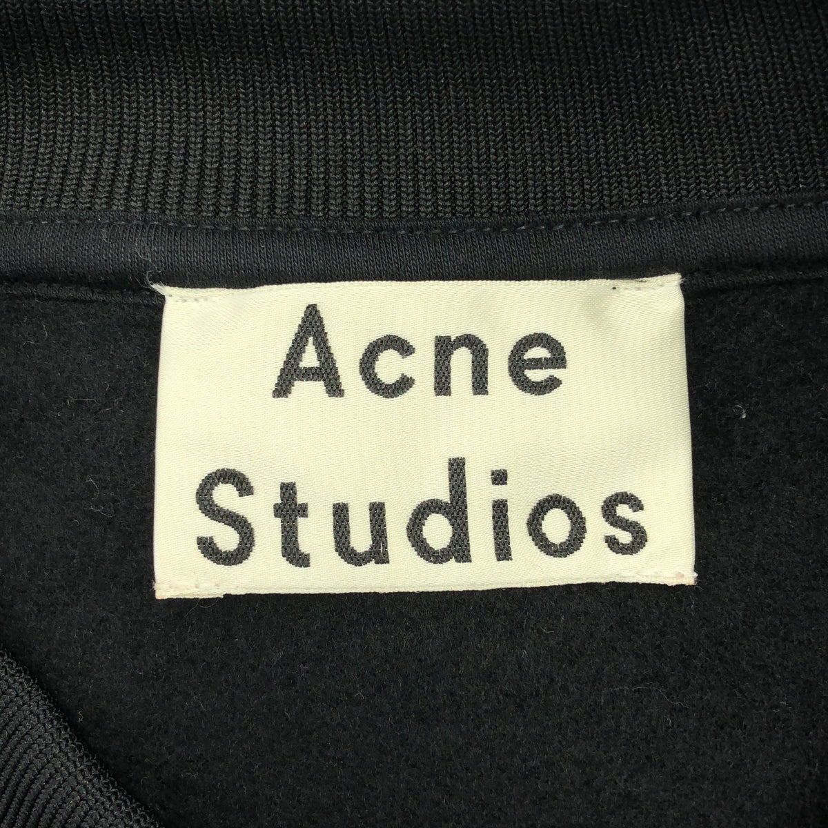 【美品】  Acne Studios / アクネストゥディオズ | BETA GUITER ギター オーバーサイズ スウェット | S | ブラック | メンズ 美品】 Acne Studios / アクネストゥディオズ | BETA GUITER ギター