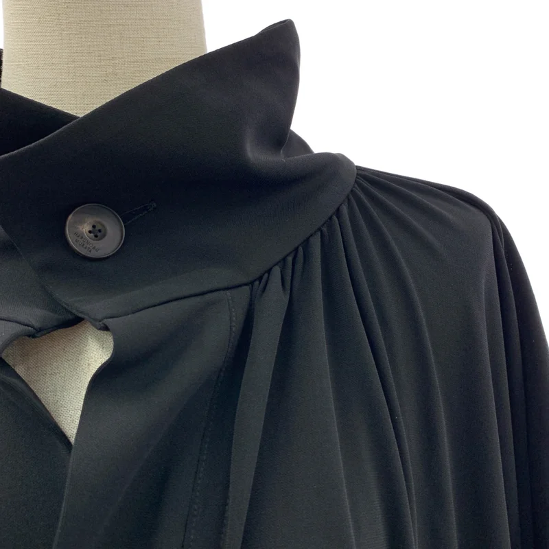 HARUNOBUMURATA / ハルノブムラタ | 2024SS | JUSTINE HIGH TWISTED JERSEY BELTED DRESS ハイネック ギャザー ワンピース | 36 | レディース