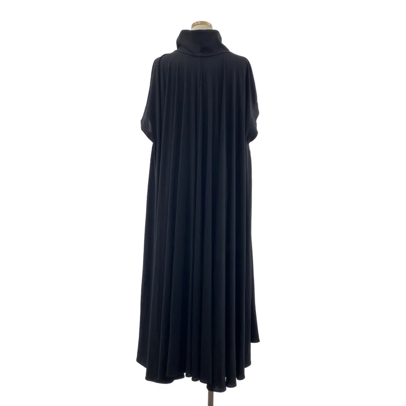 HARUNOBUMURATA / ハルノブムラタ | 2024SS | JUSTINE HIGH TWISTED JERSEY BELTED DRESS ハイネック ギャザー ワンピース | 36 | レディース