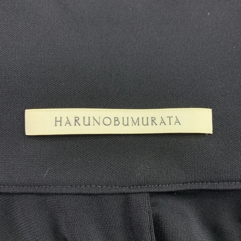 HARUNOBUMURATA / ハルノブムラタ | 2024SS | JUSTINE HIGH TWISTED JERSEY BELTED DRESS ハイネック ギャザー ワンピース | 36 | レディース