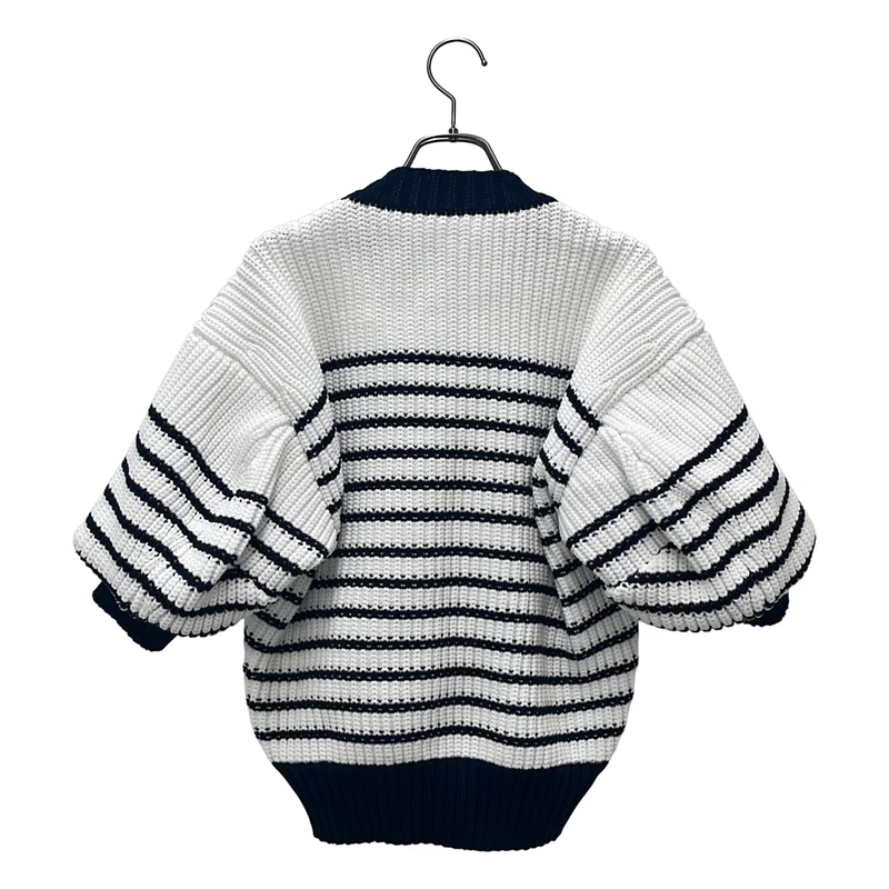 sacai / サカイ | 2023SS | ポリエステル ボリュームスリーブ ニット | 1 | レディース