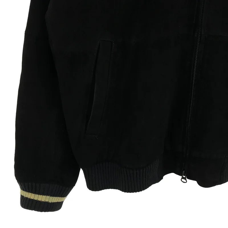 FRED PERRY / フレッドペリー | ゴートレザー スエード ボンバージャケット | M | メンズ