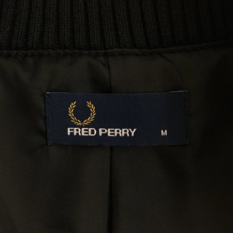 FRED PERRY / フレッドペリー | ゴートレザー スエード ボンバージャケット | M | メンズ