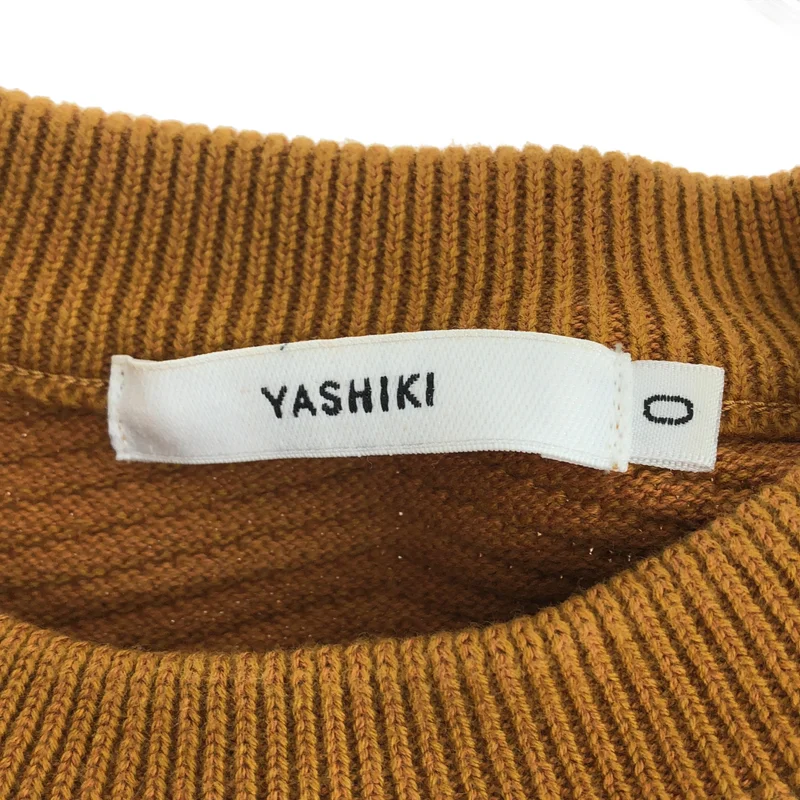 YASHIKI / ヤシキ | Ginrei Knit コットン クルーネック ニット | 0 | メンズ