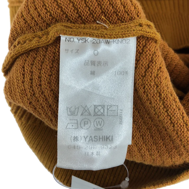 YASHIKI / ヤシキ | Ginrei Knit コットン クルーネック ニット | 0 | メンズ
