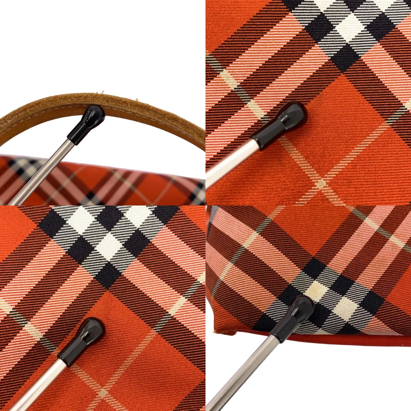 BURBERRY BLUE LABEL / バーバリーブルーレーベル | ノバチェック レザー ハンドル バッグ |