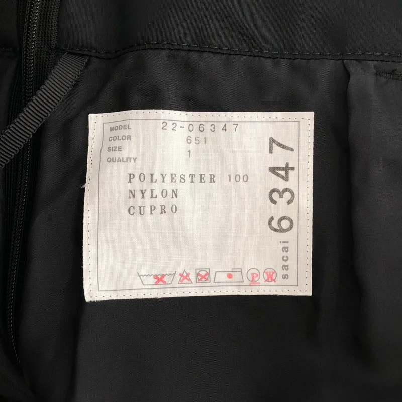 sacai / サカイ | 2022SS | レオパード アシンメトリー プリーツスカート | 1 | レディース