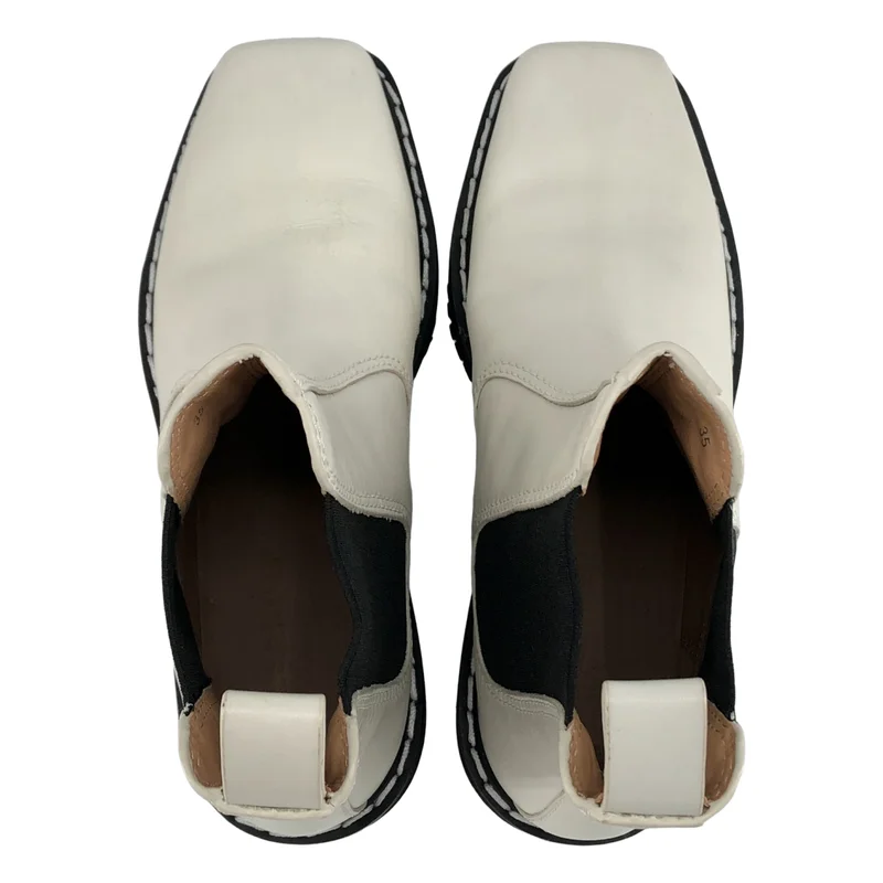 JIL SANDER NAVY / ジルサンダーネイビー | シャークソール サイドゴアブーツ | 35 | レディース