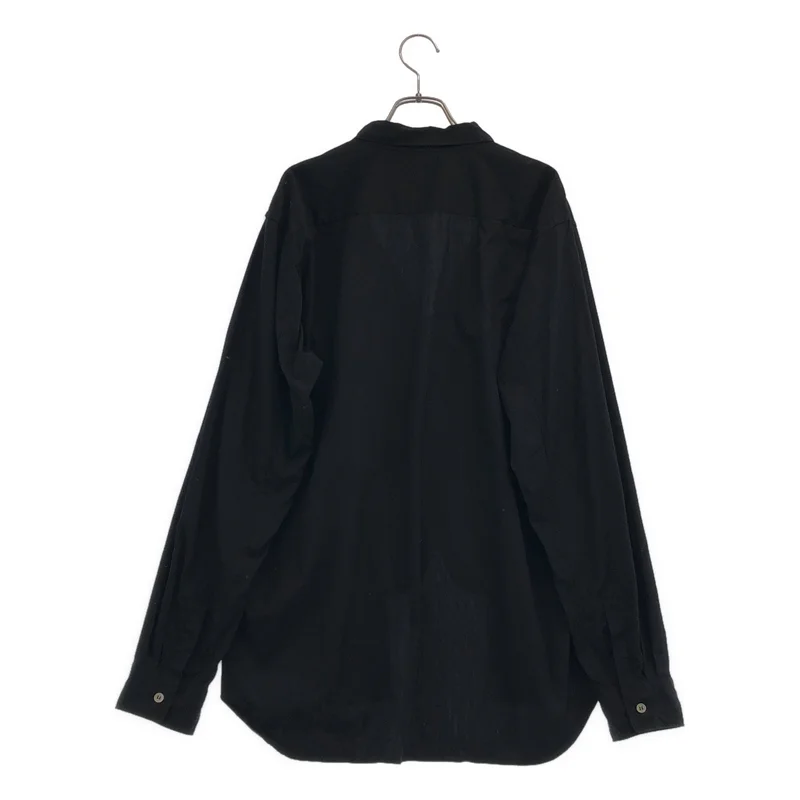 COMME des GARCONS HOMME PLUS / コムデギャルソンオムプリュス | 2017AW | コットン Vネック ジップアップシャツ | L | メンズ