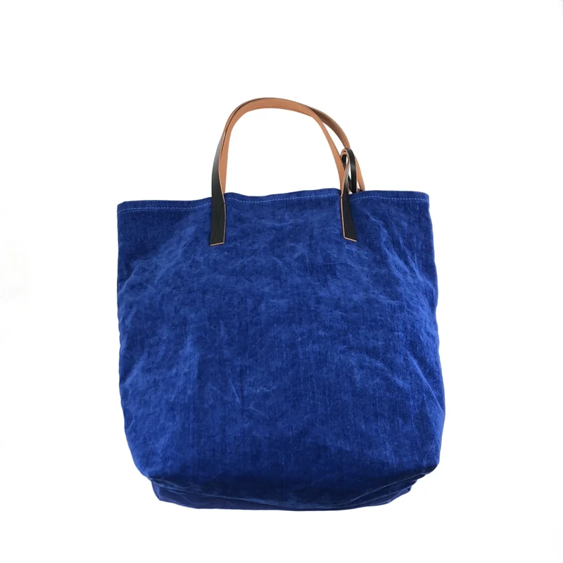MARNI / マルニ | デニム切替 2トーン トートバッグ |