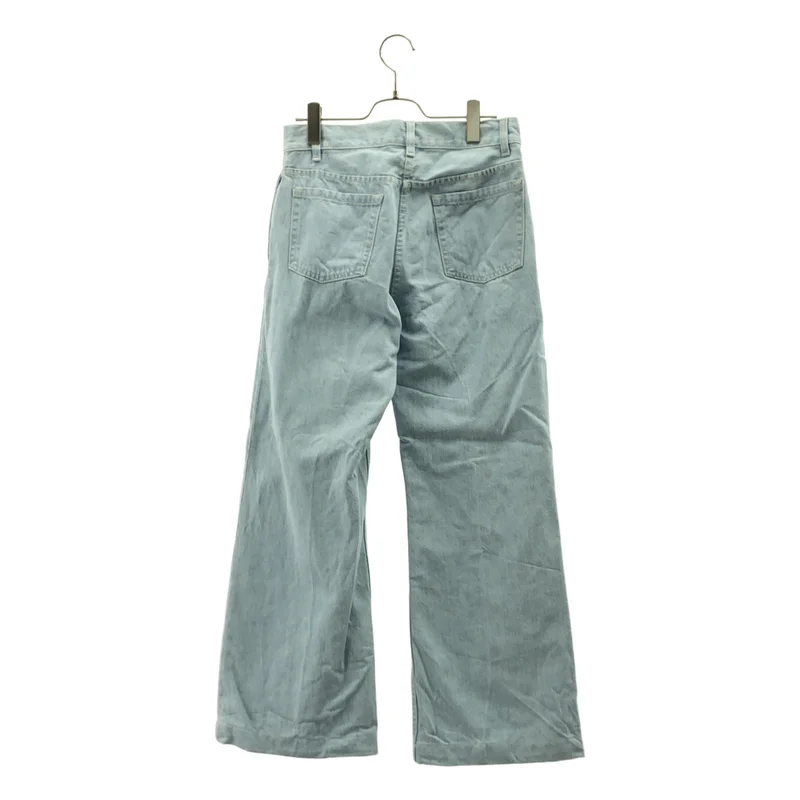 DRIES VAN NOTEN / ドリスヴァンノッテン | コットン デニム フレア パンツ | 26 | レディース