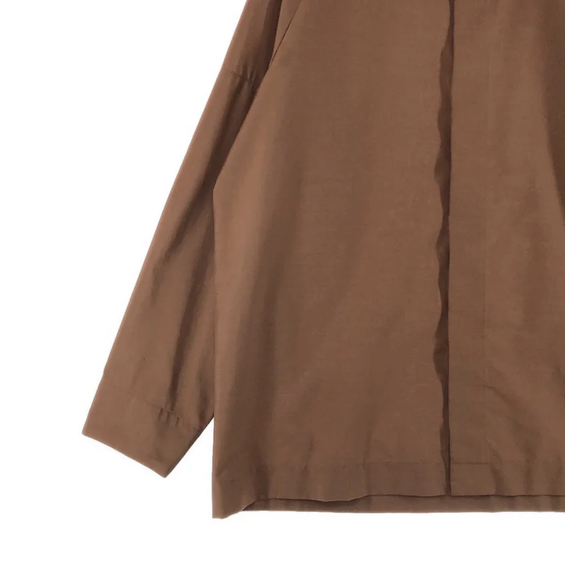 ISSEY MIYAKE / イッセイミヤケ | 2020AW | コットン ダブルカラー 比翼シャツ | 2 | レディース