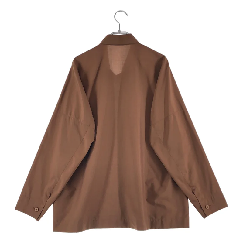 ISSEY MIYAKE / イッセイミヤケ | 2020AW | コットン ダブルカラー 比翼シャツ | 2 | レディース