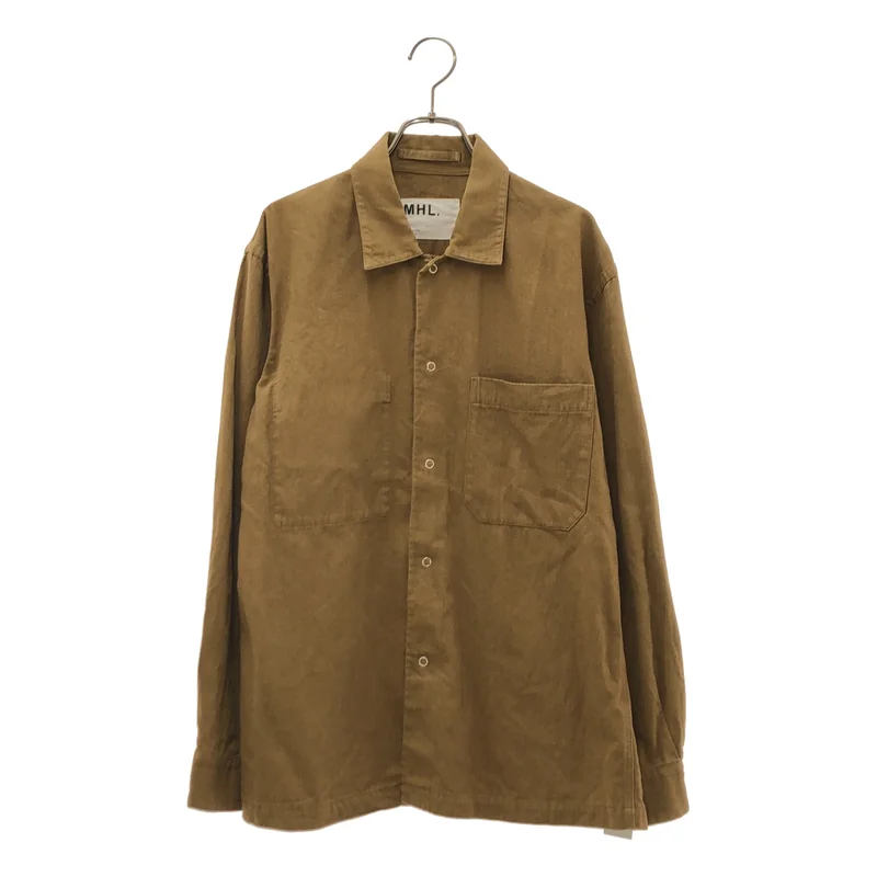 MHL. / エムエイチエルマーガレットハウエル | リネン コットン スナップボタンシャツ | S | メンズ