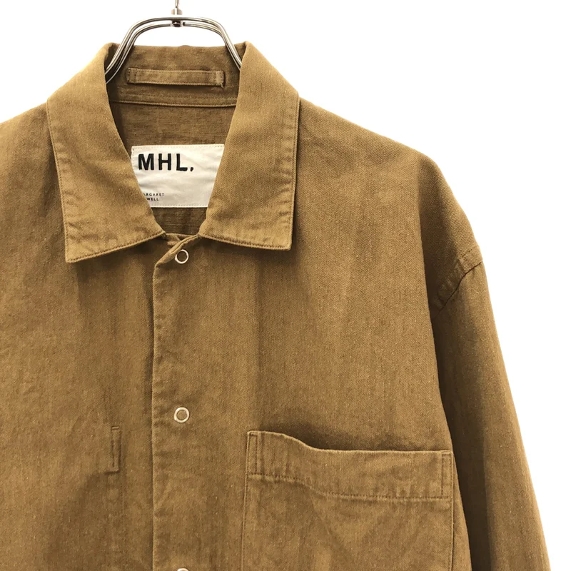 MHL. / エムエイチエルマーガレットハウエル | リネン コットン スナップボタンシャツ | S | メンズ