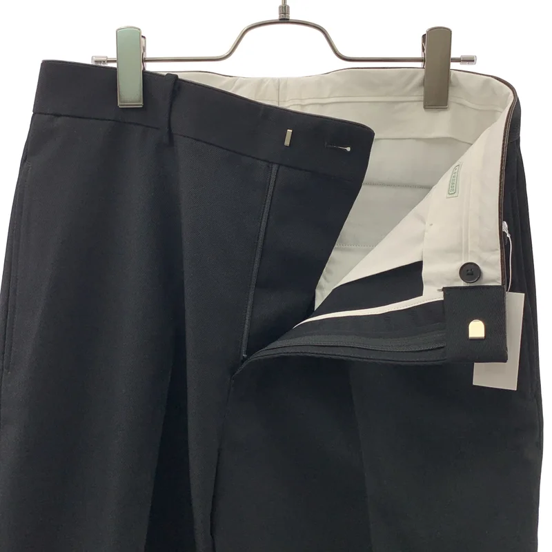 A.PRESSE / アプレッセ | Wool Kersey Trousers / シープレザーパイピング パンツ | 2 | メンズ