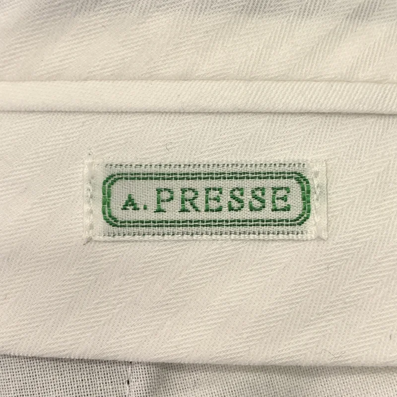 A.PRESSE / アプレッセ | Wool Kersey Trousers / シープレザーパイピング パンツ | 2 | メンズ