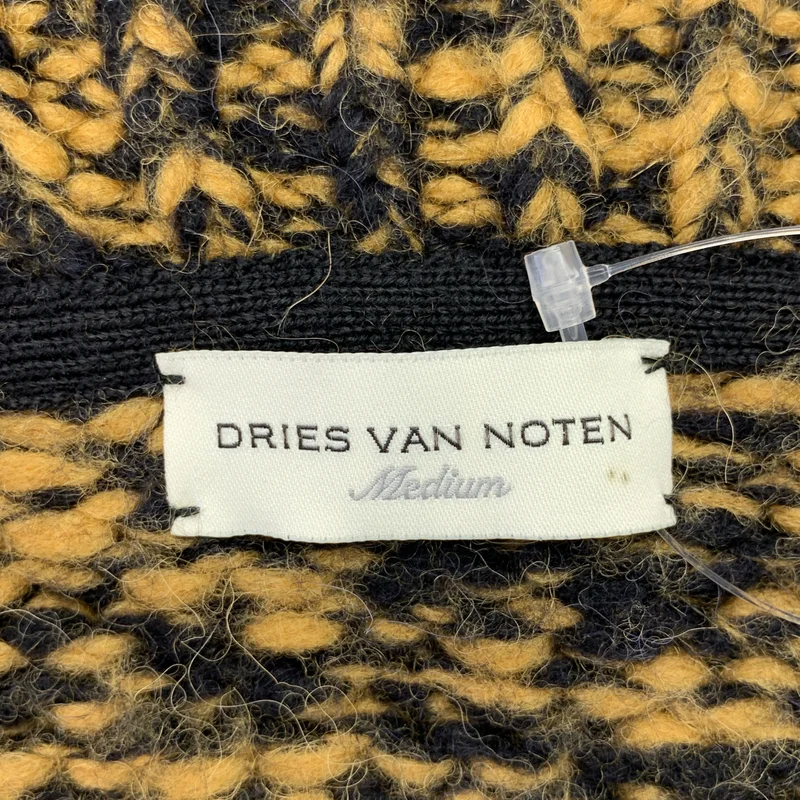 DRIES VAN NOTEN / ドリスヴァンノッテン | 2020AW | オーバーサイズ メランジニットカーディガン | M | レディース