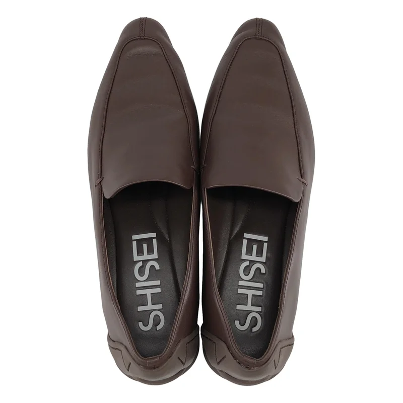 SHISEI / シーセイ | MM CHISEL TOE SLIPON ソフトローファー 41022C | 35 1/2 | レディース