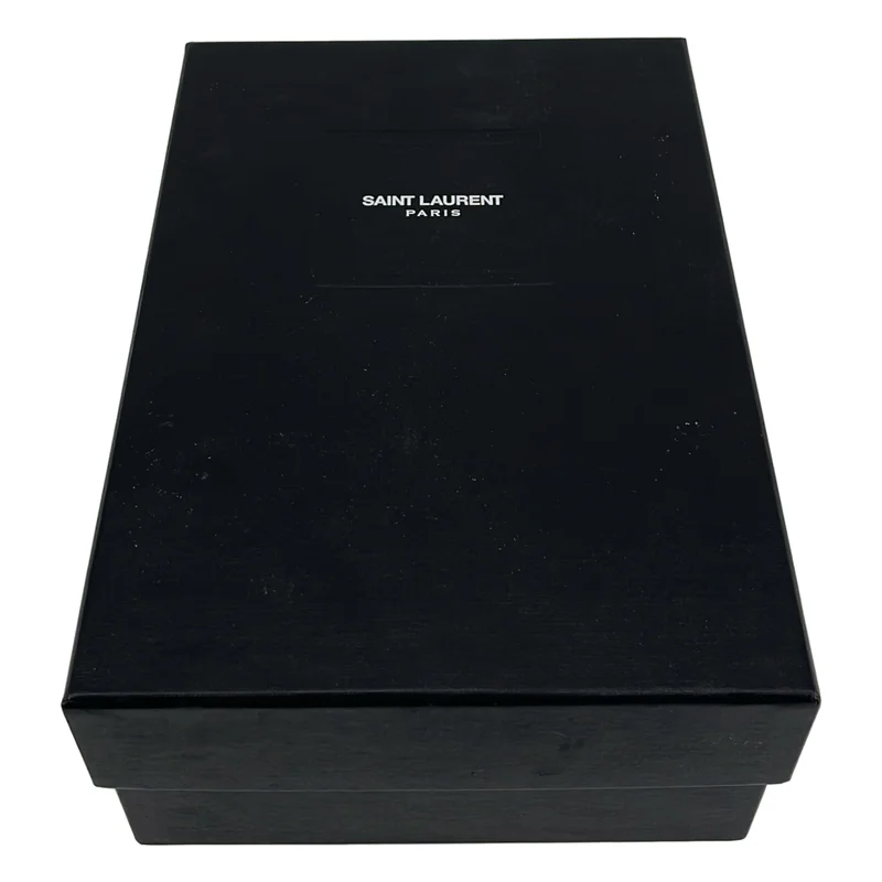 SAINT LAURENT PARIS / サンローランパリ | レザー スタッズ ポインテッドトゥ ドレスシューズ | 37 | レディース
