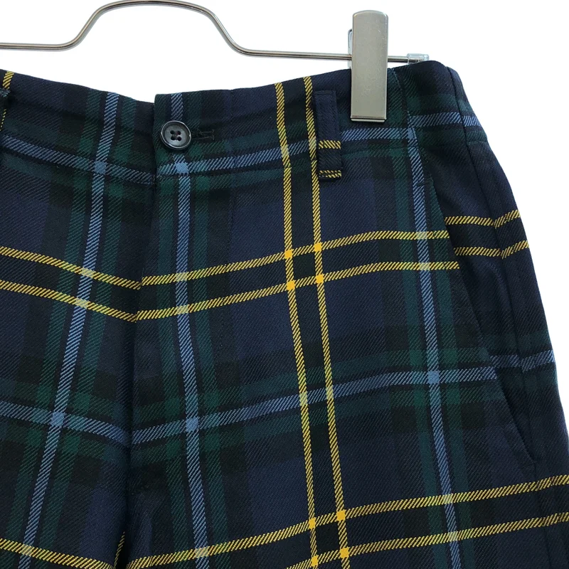 COMME des GARCONS COMME des GARCONS / コムコム | ウール チェック パンツ S7P003 | M | レディース