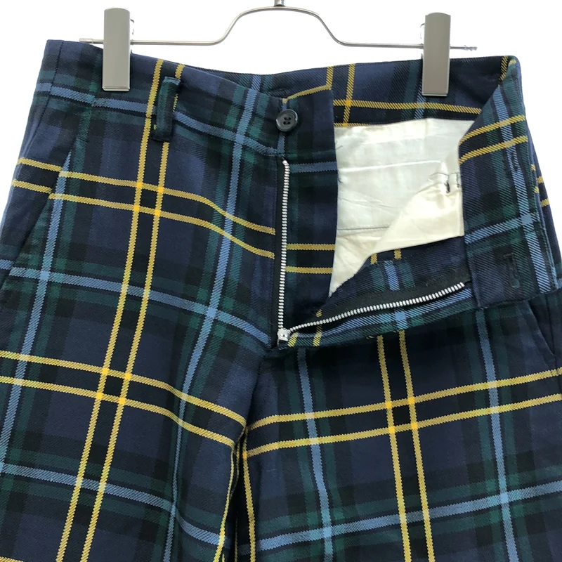 COMME des GARCONS COMME des GARCONS / コムコム | ウール チェック パンツ S7P003 | M | レディース