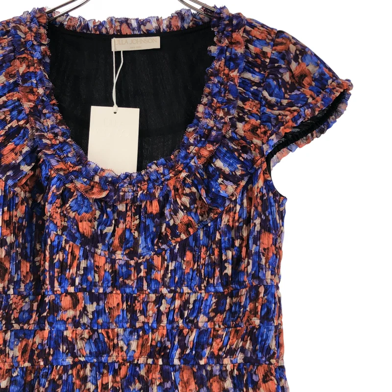 ULLA JOHNSON / ウラジョンソン | 総柄 ボリューム ワンピース / 裏地付き | 2 | レディース