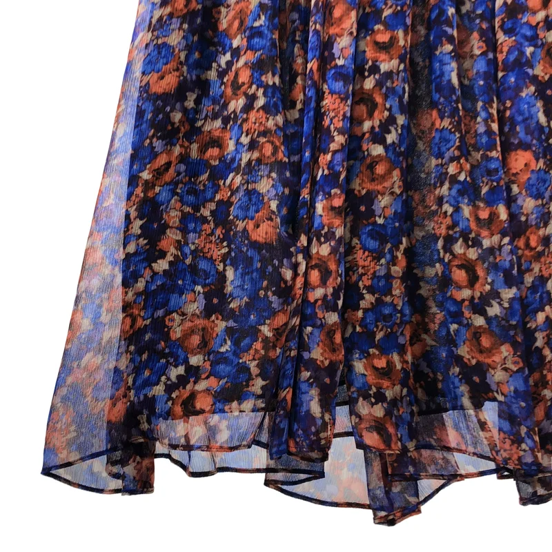 ULLA JOHNSON / ウラジョンソン | 総柄 ボリューム ワンピース / 裏地付き | 2 | レディース
