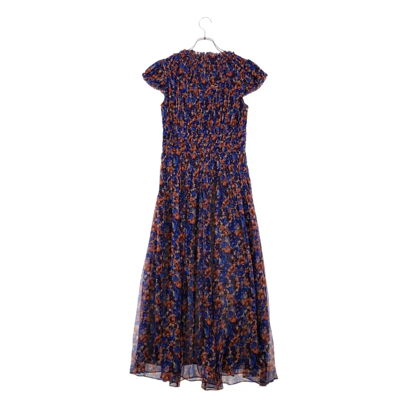 ULLA JOHNSON / ウラジョンソン | 総柄 ボリューム ワンピース / 裏地付き | 2 | レディース