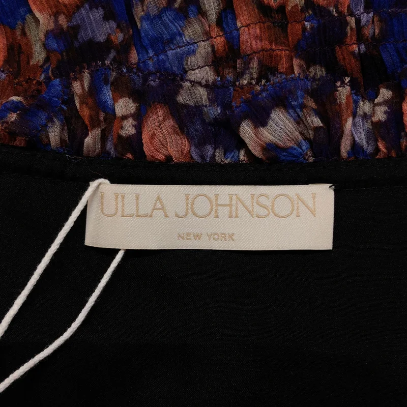 ULLA JOHNSON / ウラジョンソン | 総柄 ボリューム ワンピース / 裏地付き | 2 | レディース