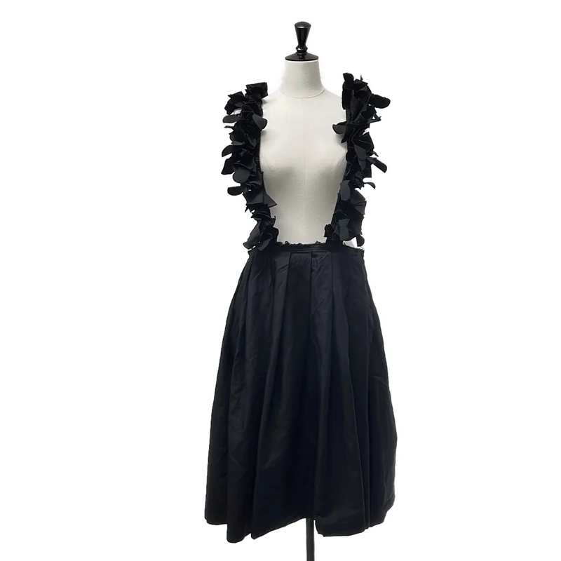 COMME des GARCONS COMME des GARCONS / コムコム | 2017SS | 製品加工 吊り プリーツ ドッキング スカート | S | レディース