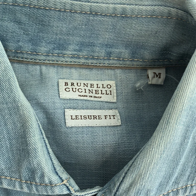 BRUNELLO CUCINELLI / ブルネロクチネリ | デニムシャツ | M | メンズ