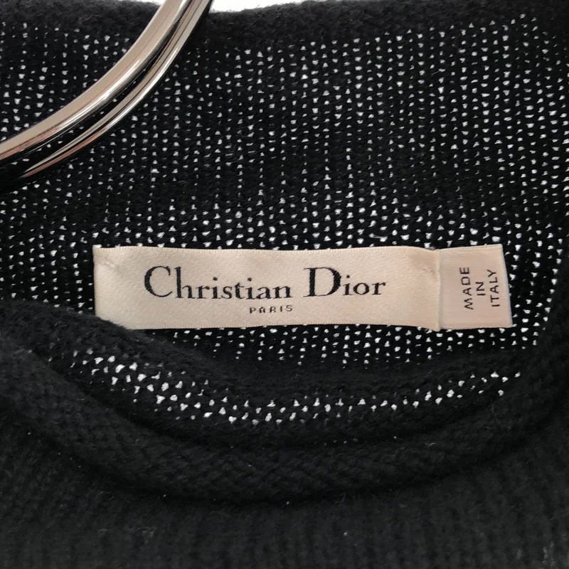 Christian Dior / クリスチャンディオール | パールボタン カシミヤ ニット | 36 | レディース
