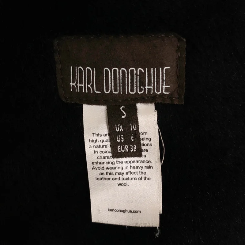 KARL DONOGHUE / カールドノヒュー | ムートンレザー ジップ ジャケット | S | レディース