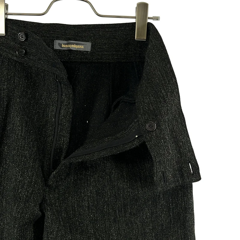ISSEY MIYAKE / イッセイミヤケ | 1980s | 筆タグ / ウール レーヨン サイドジップ ジョッパーズパンツ | 11 | メンズ