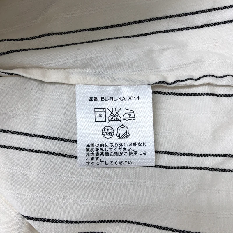 RALPH LAUREN / ラルフローレン | ストライプ ジャガード シャツ ブラウス | 7 | レディース
