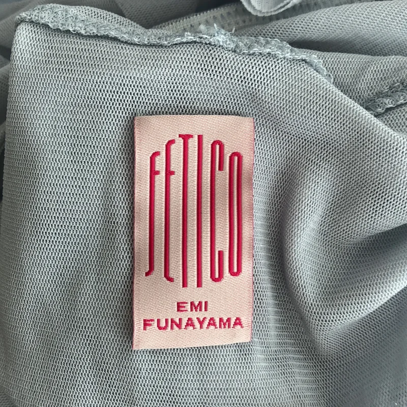 FETICO / フェティコ | 2025AW | TULLE FRILLED BODYSUIT メッシュ トップス | 2 | レディース