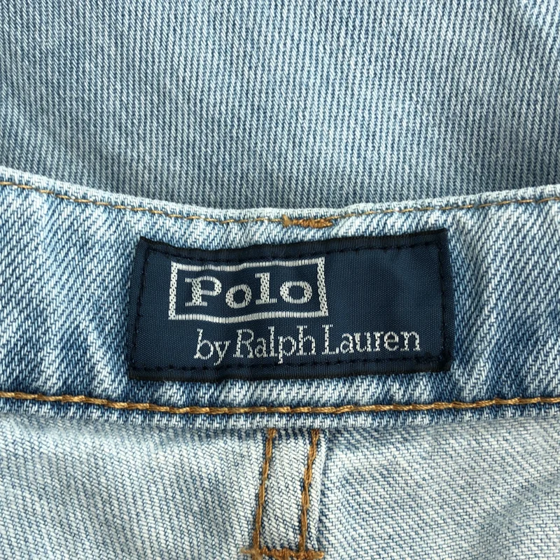 POLO BY RALPH LAUREN / ポロバイラルフローレン | コットン フレア デニムパンツ | 24 | レディース