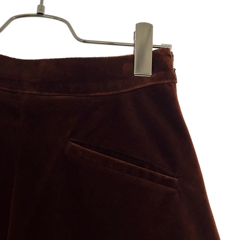 CELINE / セリーヌ | ベルベットスカート 2J279448L | 36 | レディース