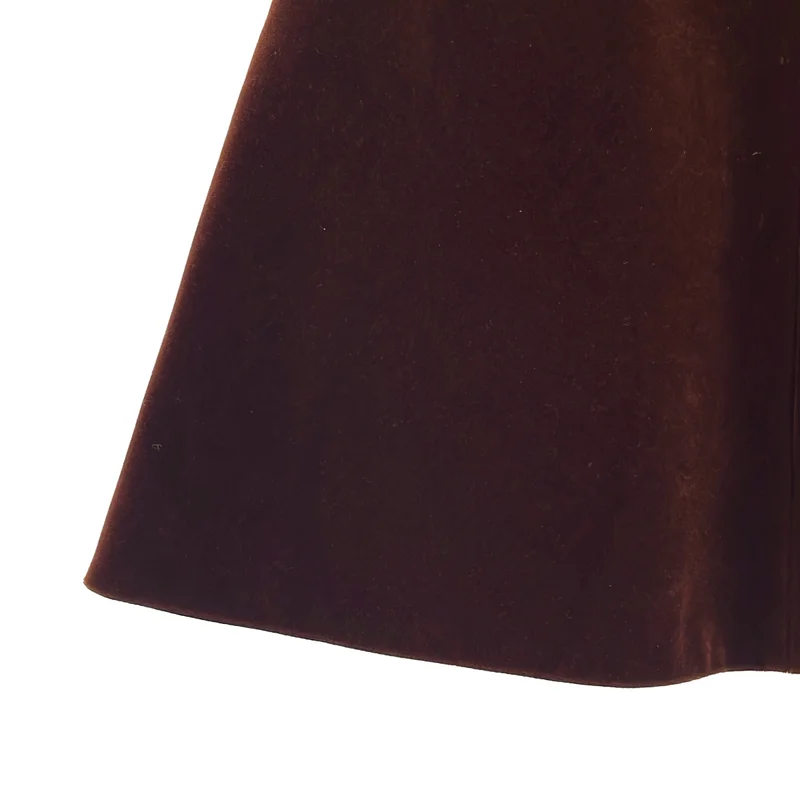 CELINE / セリーヌ | ベルベットスカート 2J279448L | 36 | レディース