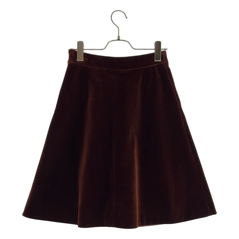CELINE / セリーヌ | ベルベットスカート 2J279448L | 36 | レディース
