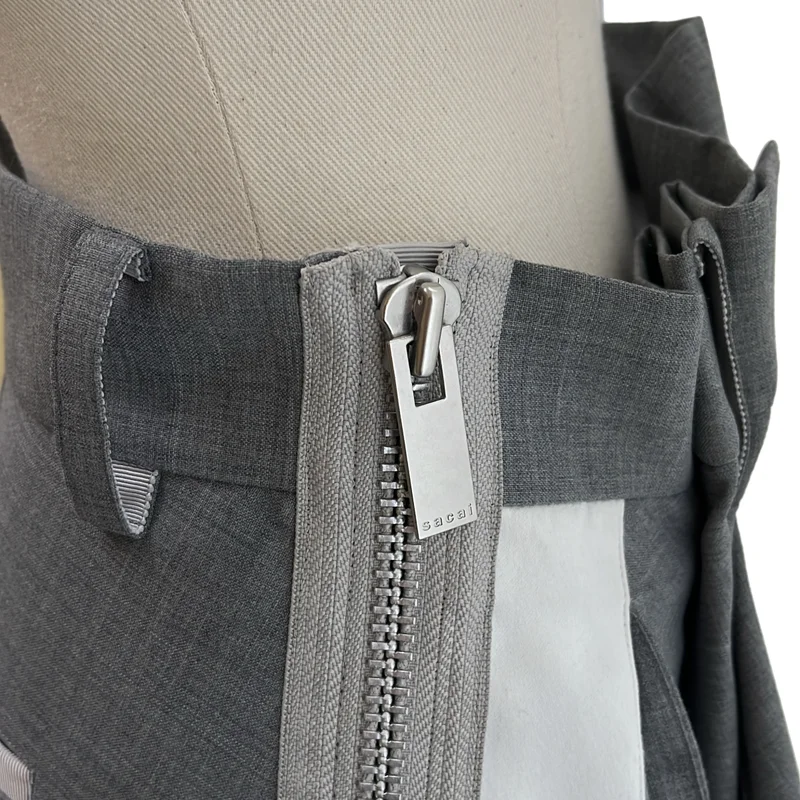 sacai / サカイ | asymmetric skirt / アシンメトリー スカート / 総裏地 | 2 | レディース